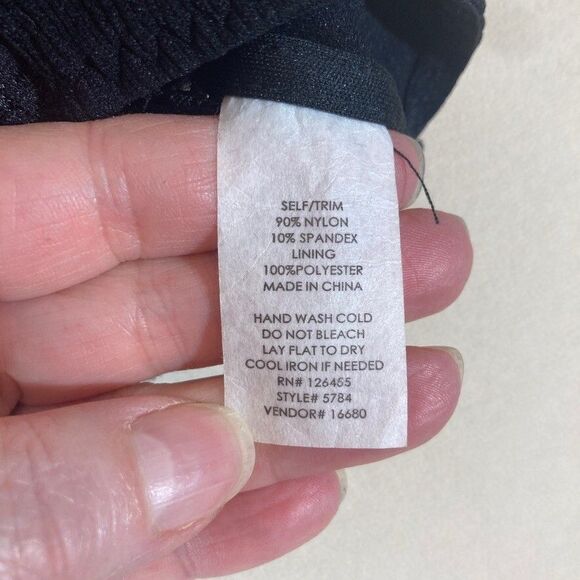 Buckle BKE Essentials Bralette Medium Black Lace Lightweight Strappy T‎ Back Bra - Picture 5 of 7